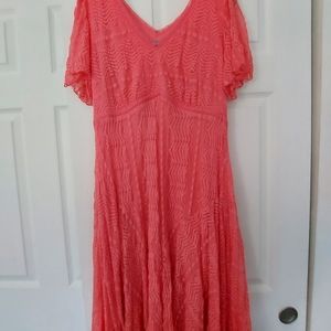 Size 18 Coral dress